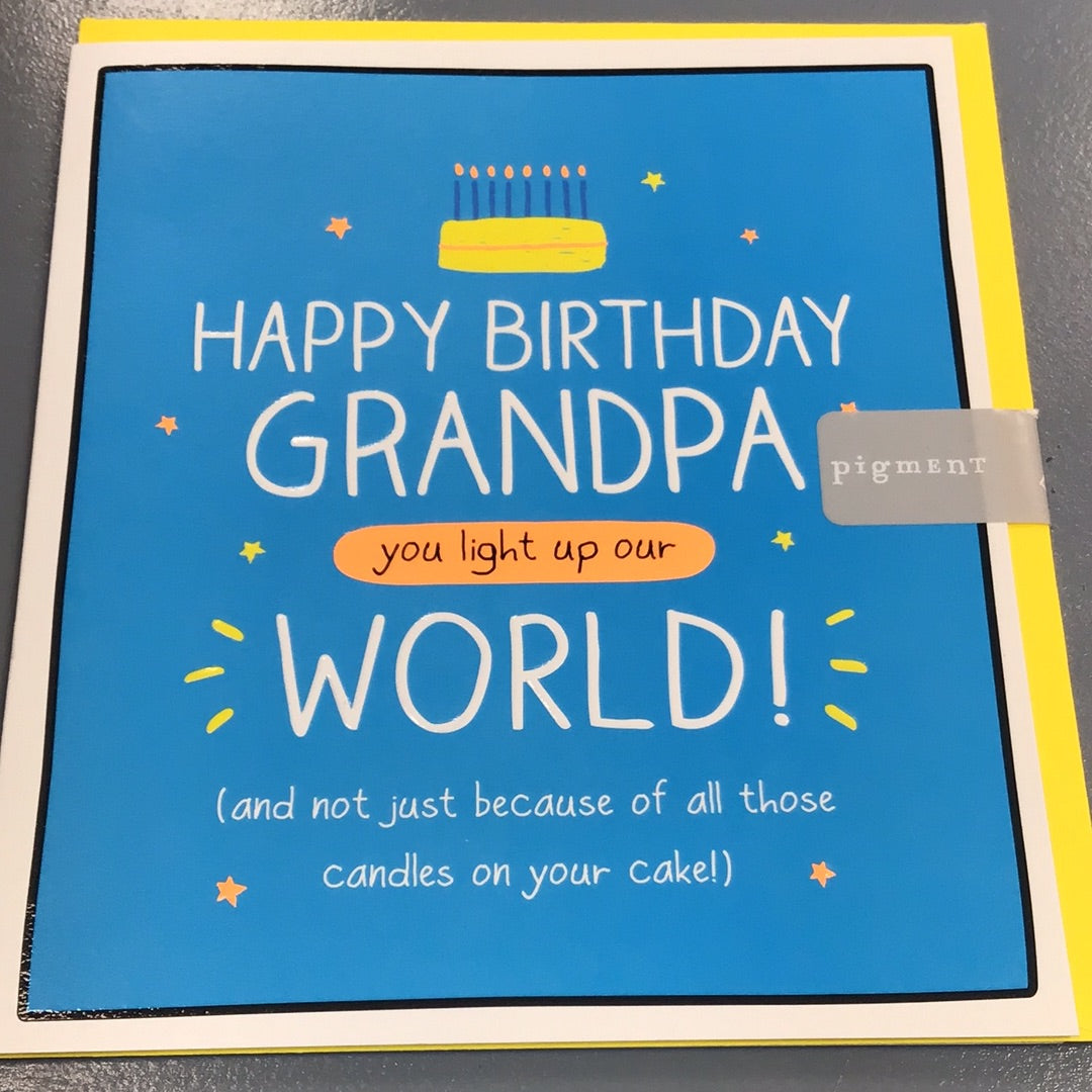 Grandpa Birthday Card - Pigment