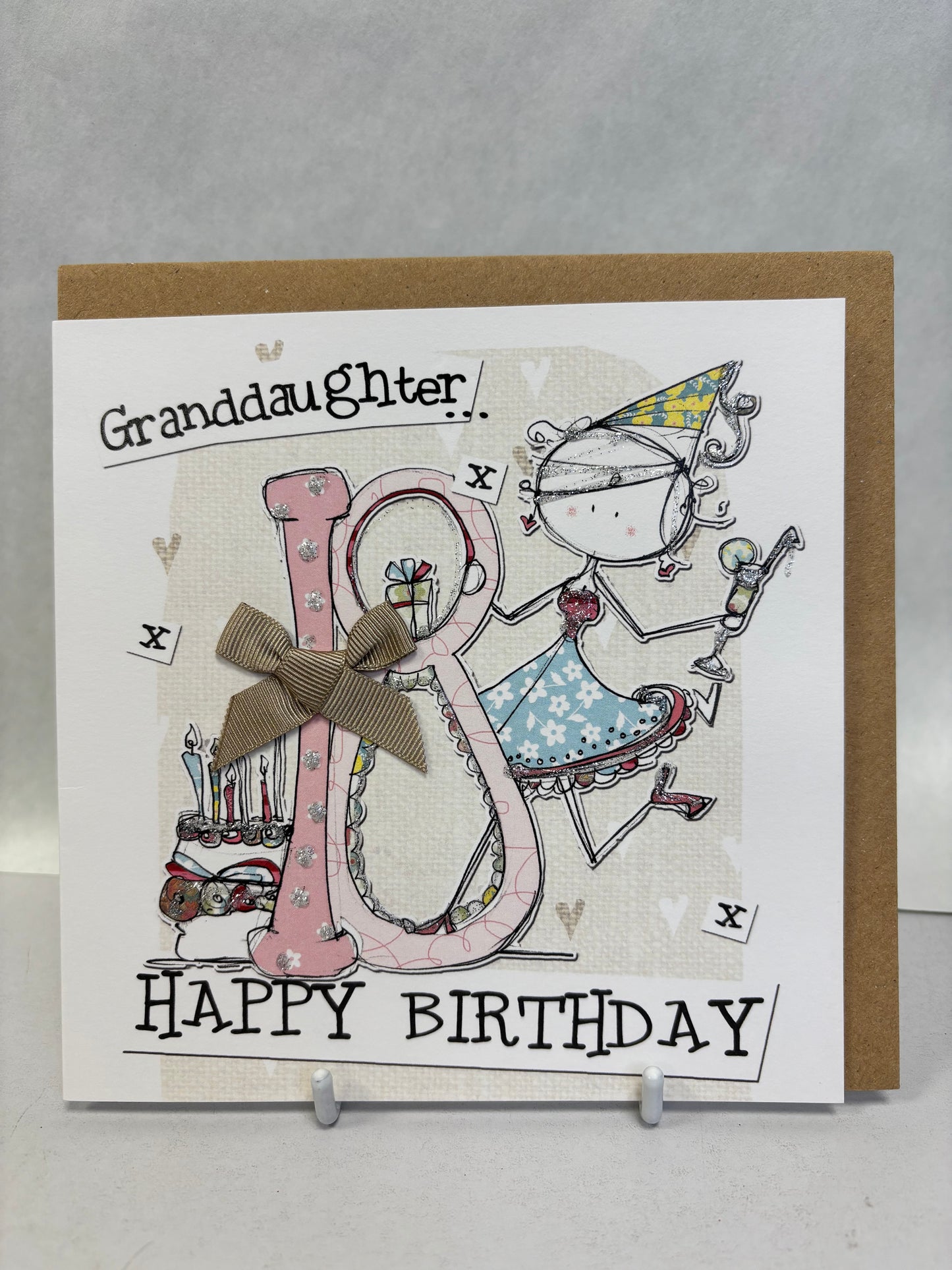 18 Granddaughter birthday card - Tracey Russell