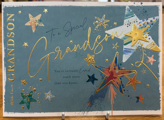 Grandson Birthday Card - Words 'n' Wishes