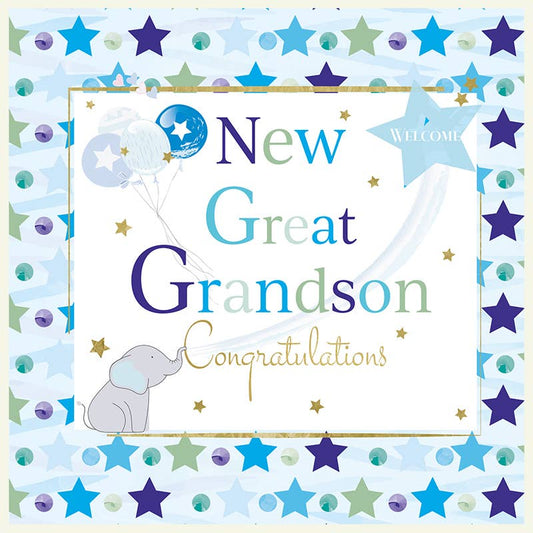 Blossom Love New Great Grandson Card