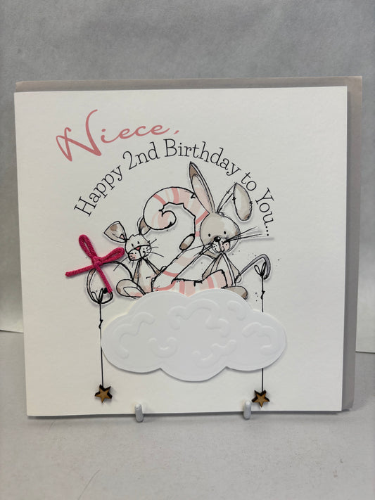 Niece 2nd Birthday Card - Tracey Russell