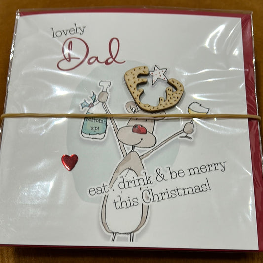 Dad Christmas Card - Tracey Russell