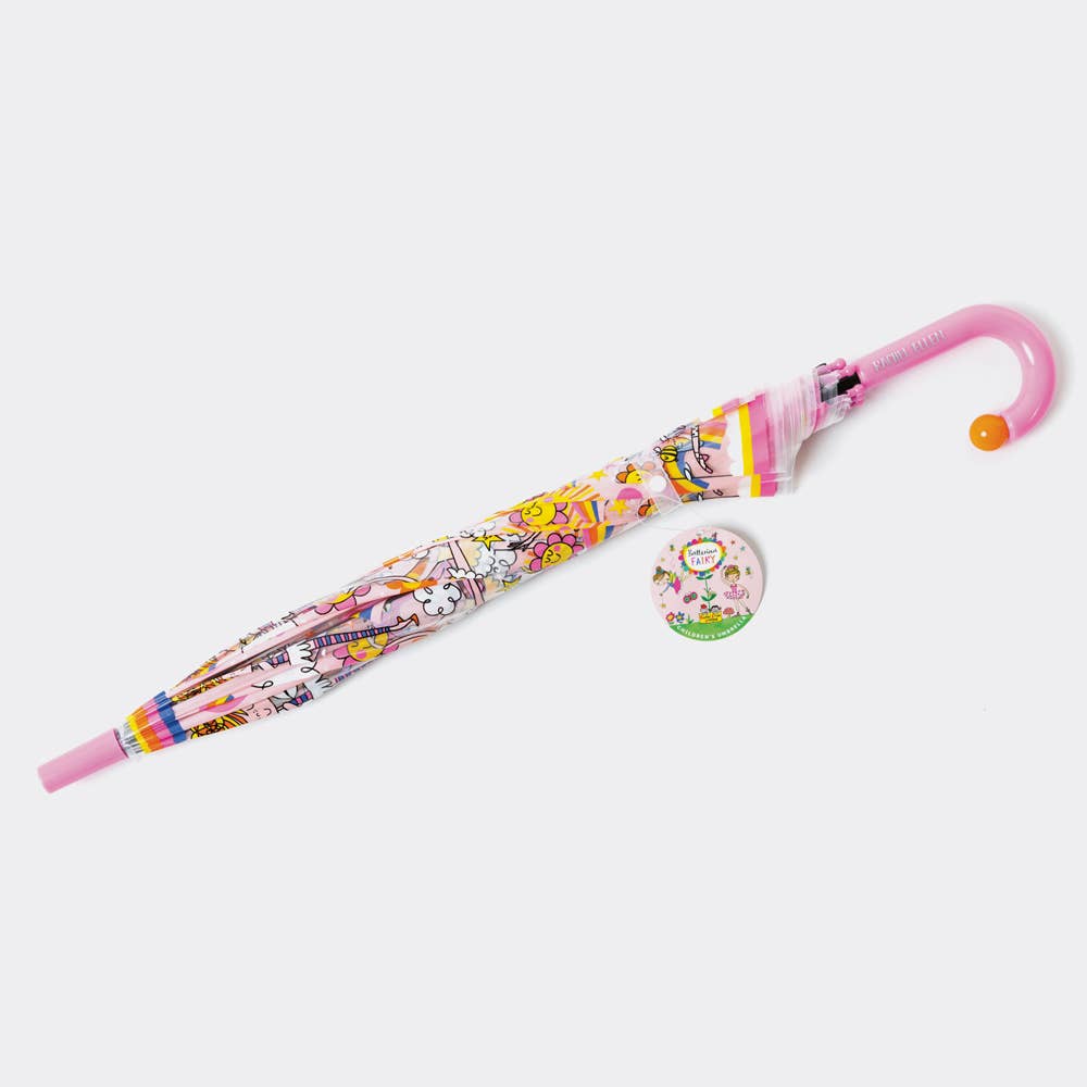Fairy Ballerina & Rainbow Children's Umbrella – Cute & Colourful Kids' Brolly
