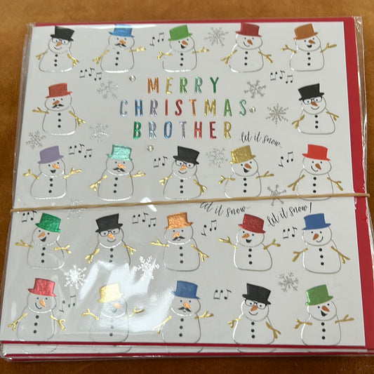 Brother Christmas Card - WJB