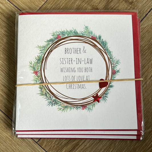 Brother & SIL Christmas Card - Tracey Russell