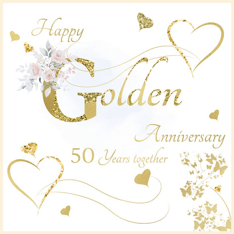 Golden Anniversary Card 50 Years together