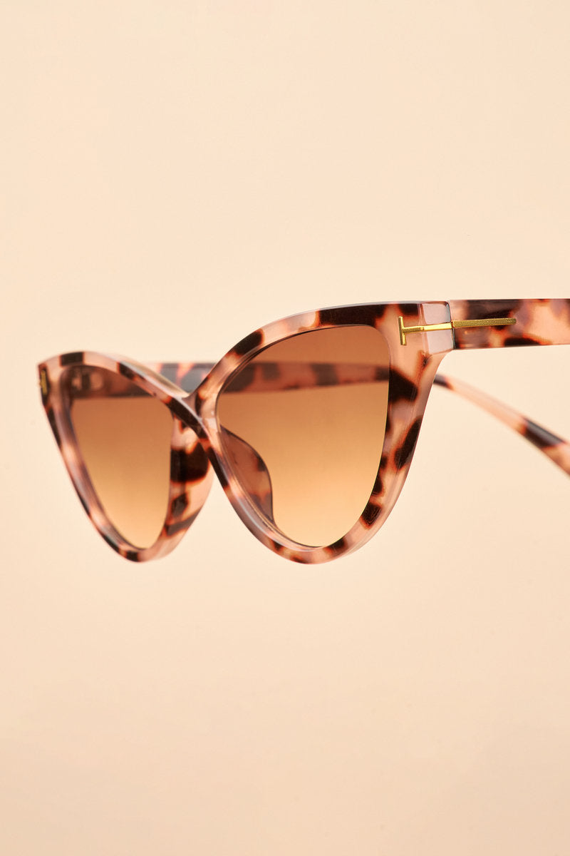 Powder UK Limited Edition Tortoiseshell Annika Sunglasses - Vintage Cats-eye Elegance