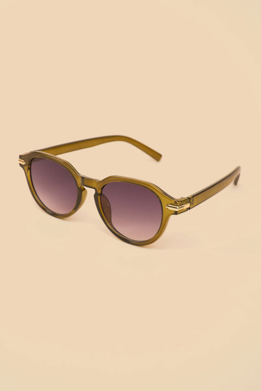 Powder UK Limited Edition Olive Lara Sunglasses. Available at Sweet P, Burnside, Glasgow