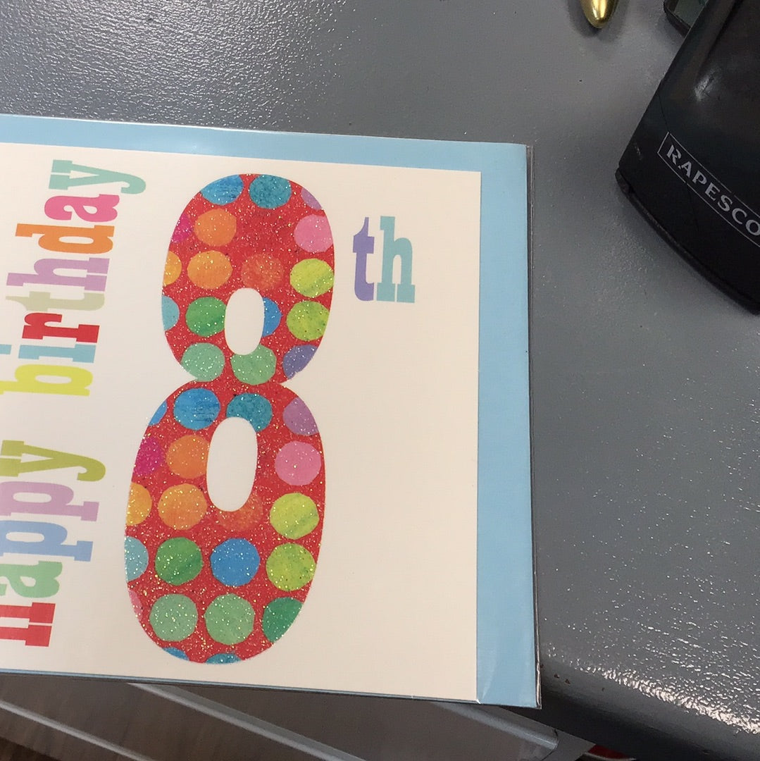 8th Birthday Card - Kali Stileman
