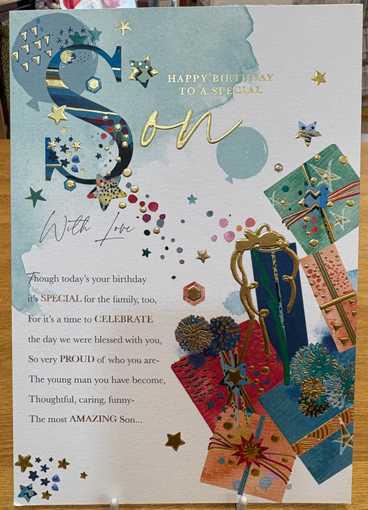 Son Birthday Card - Words 'n' Wishes