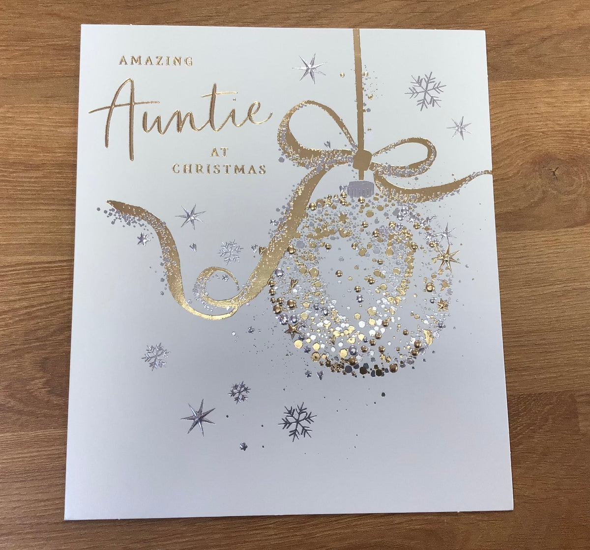 Auntie Christmas Card