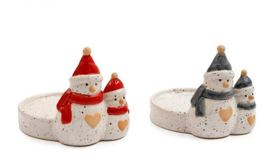 Snowman Candle Holder