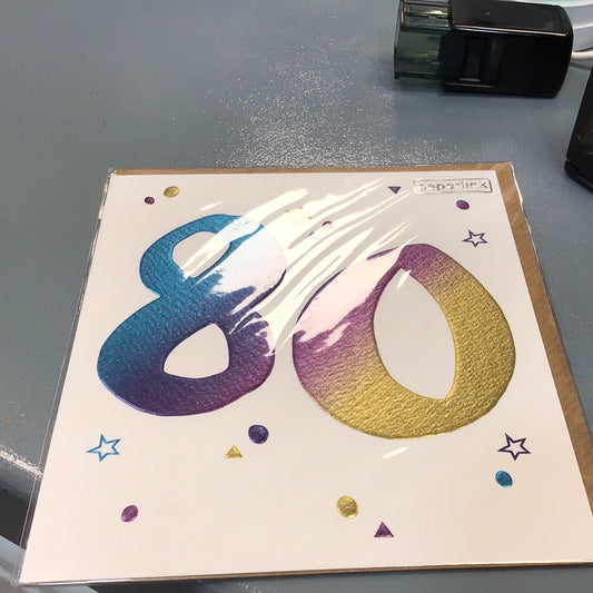 80 th birthday card Paperlink