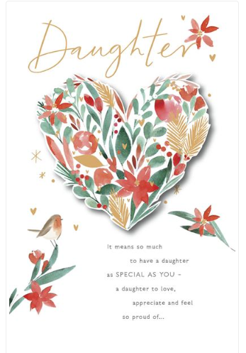 Daughter Christmas Card
