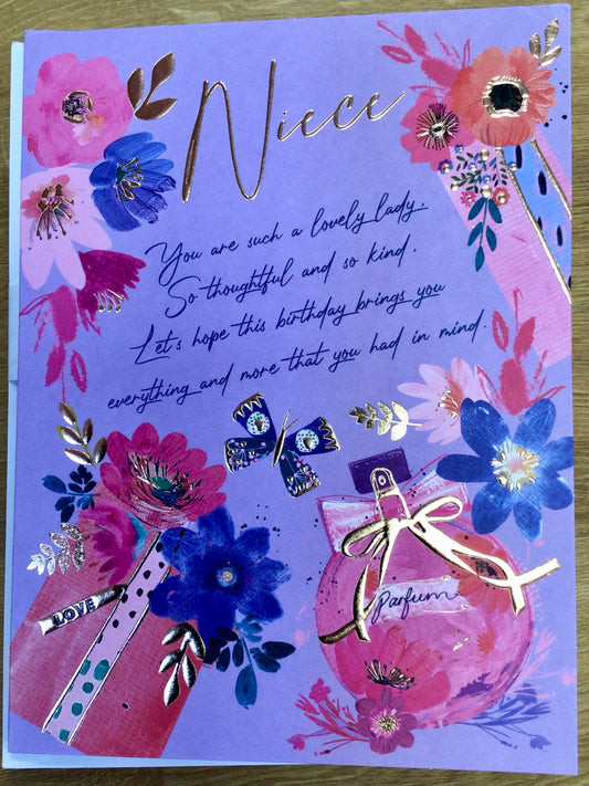 Niece Birthday Card - Words 'n' Wishes