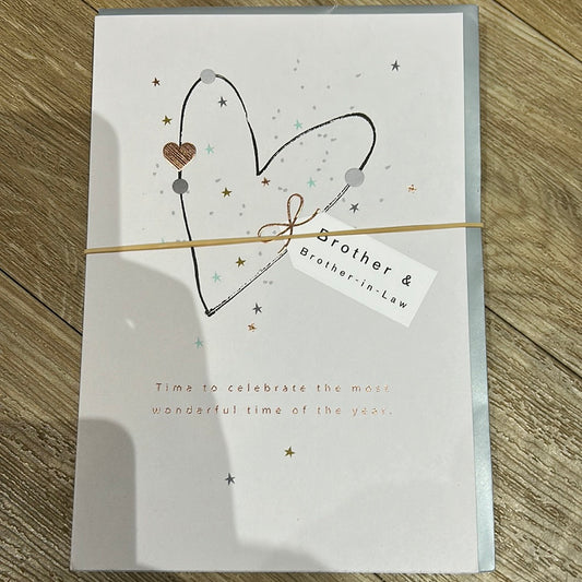 Brother & BIL Christmas Card - Hallmark