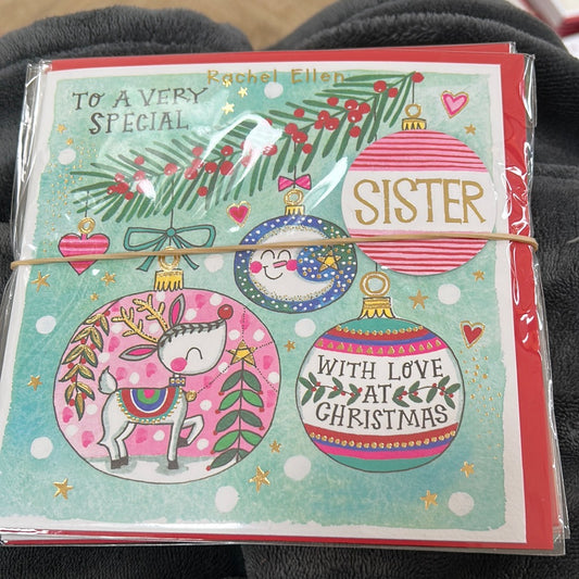 Sister Christmas Card - Rachel Ellen