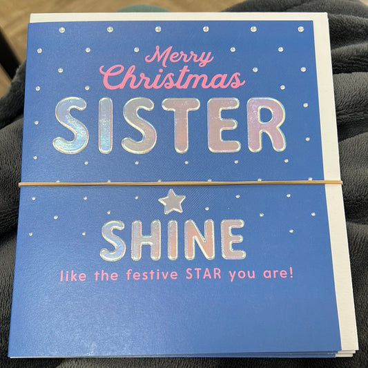 Sister Christmas Card - Pigment