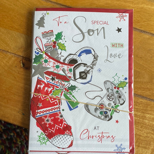 Son Christmas Card - Jonny Javelin