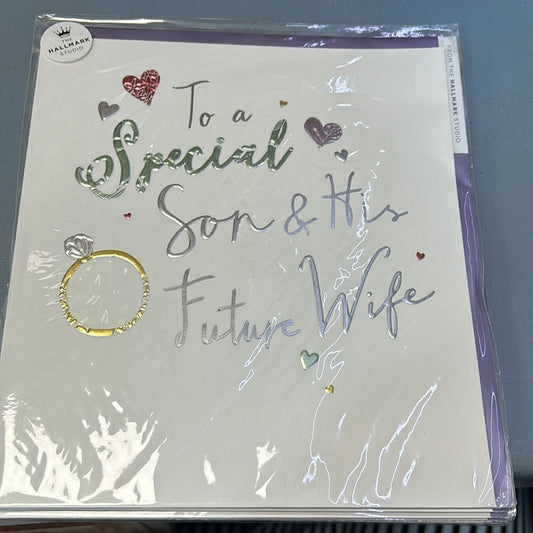 Son & Fiancée Engagement Card - Hallmark