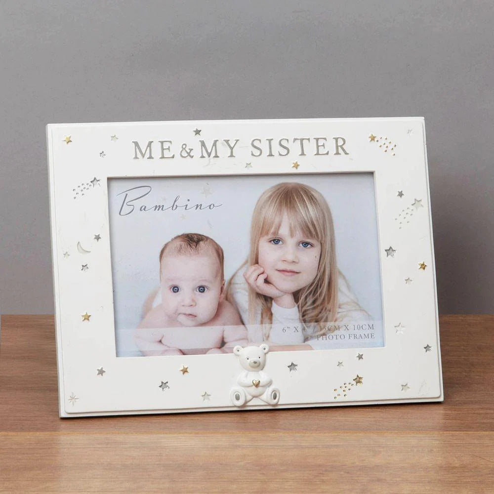 Bambino Me & My Sister Photo Frame 6x4"