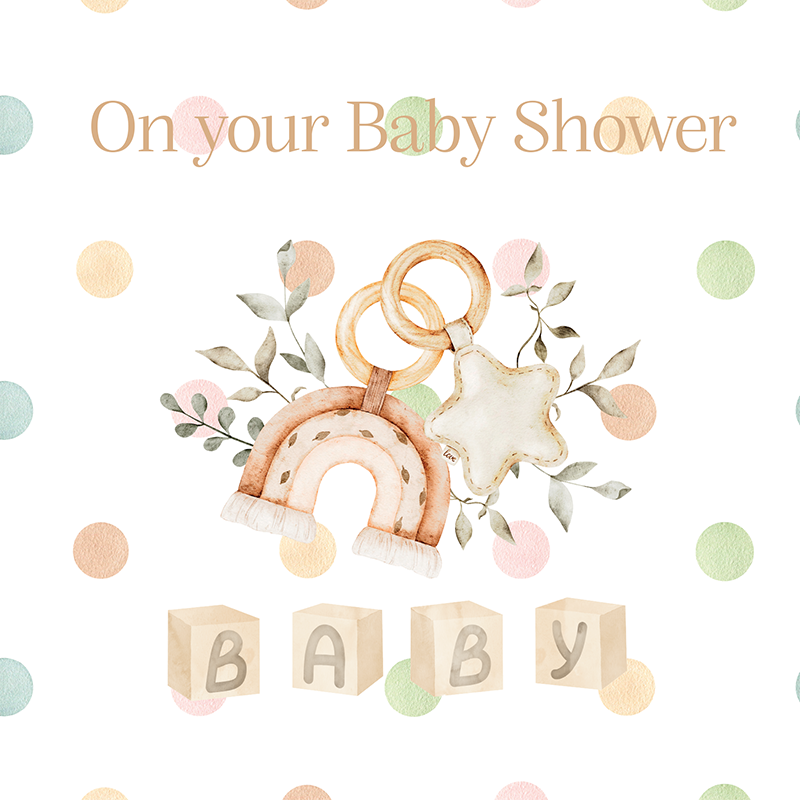 Dotty - Baby Shower Card