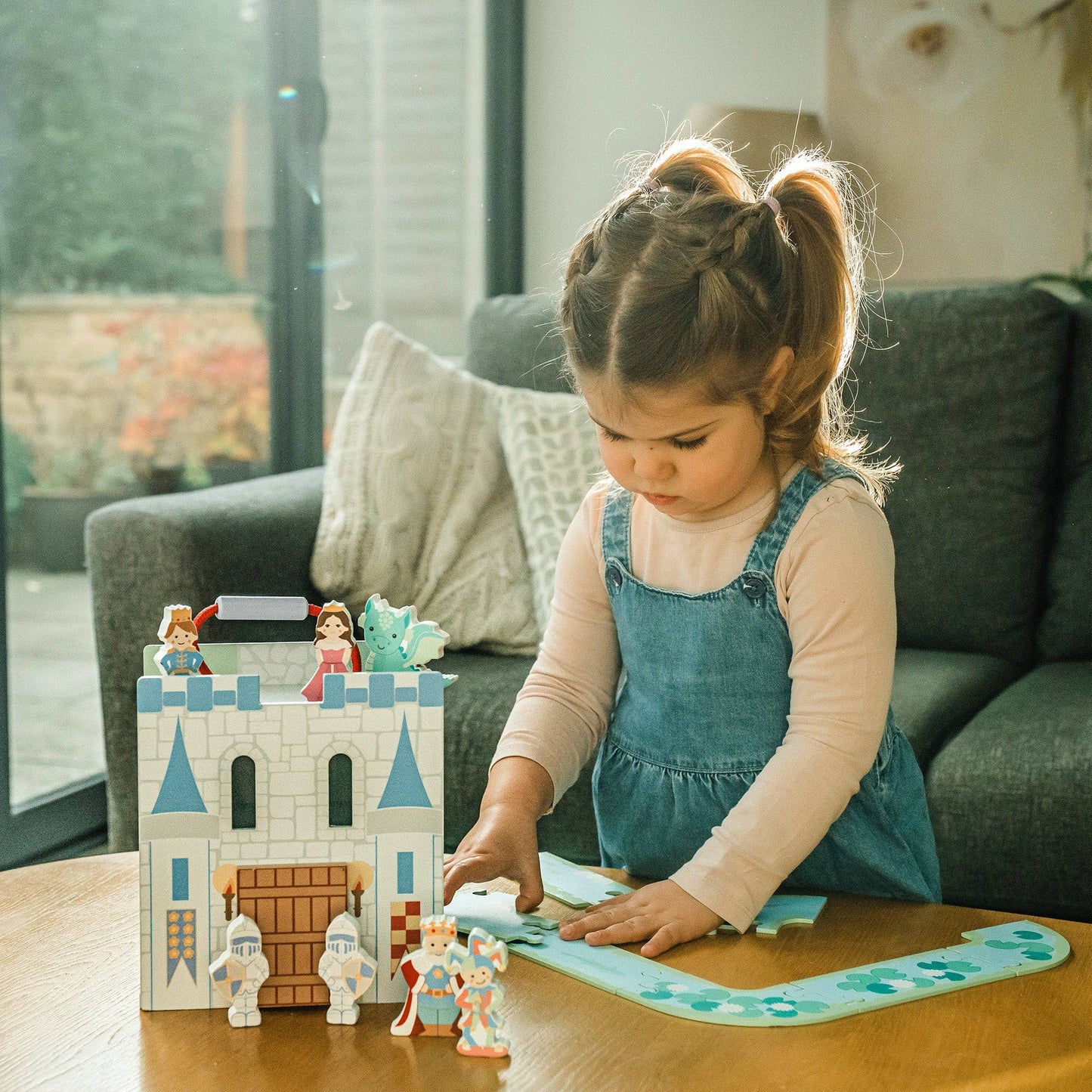Wooden Castle Play Set