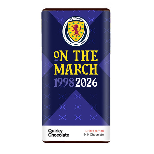 Scottish Football Licensed Bar - On The March,Milk Chocolate