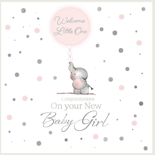 Fantasia New Baby Girl Card