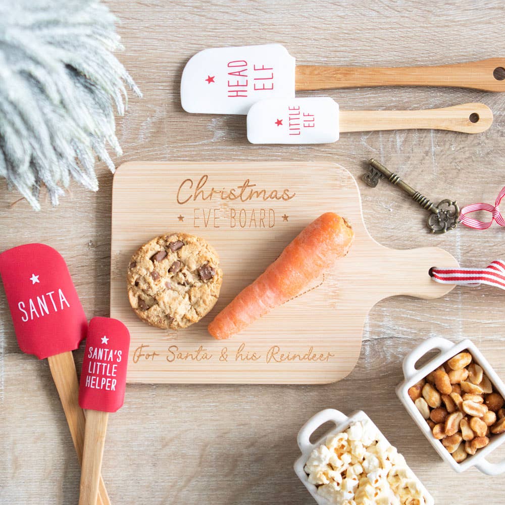 Santa's Helper Silicone Christmas Spatula Set