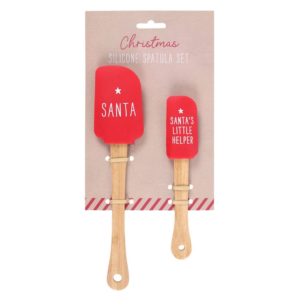 Santa's Helper Silicone Christmas Spatula Set