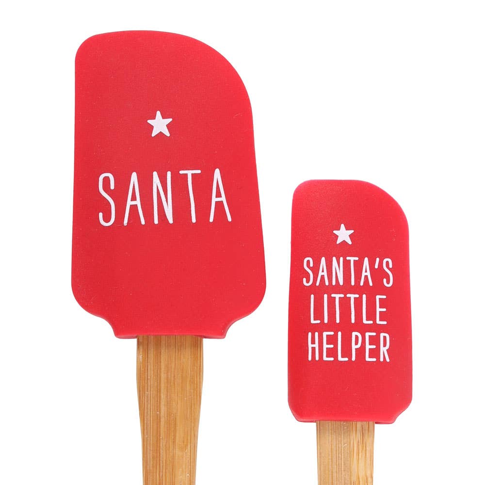 Santa's Helper Silicone Christmas Spatula Set