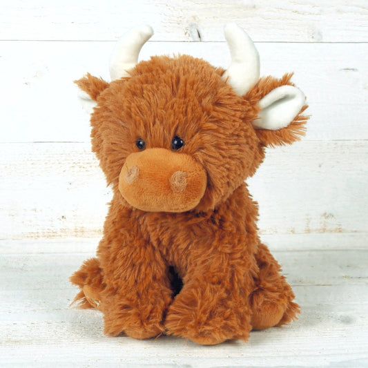 Scottish Highland Cow Plush Soft Toy – 20cm