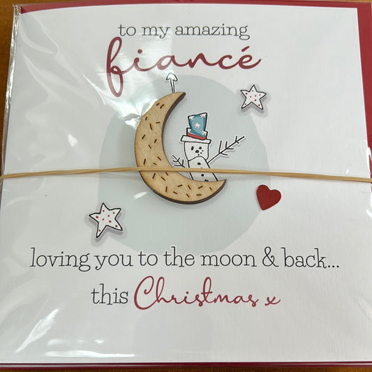 Fiancé Christmas Card - Tracey Russell