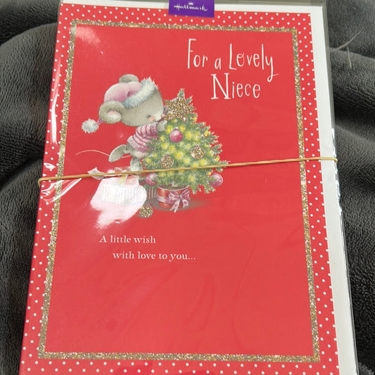 Niece Christmas Card - Hallmark