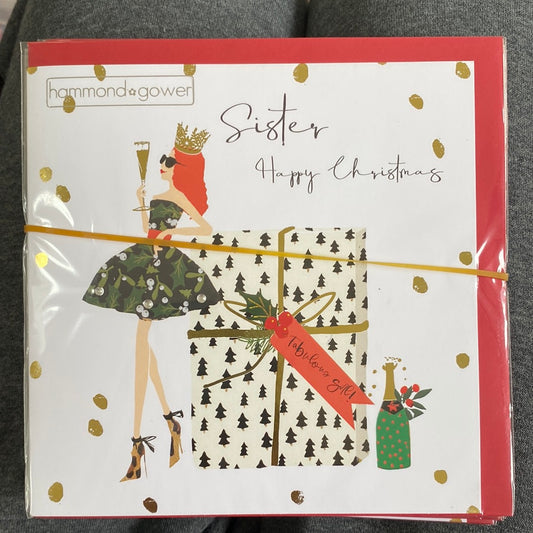 Sister Christmas Card - Hammond Gower