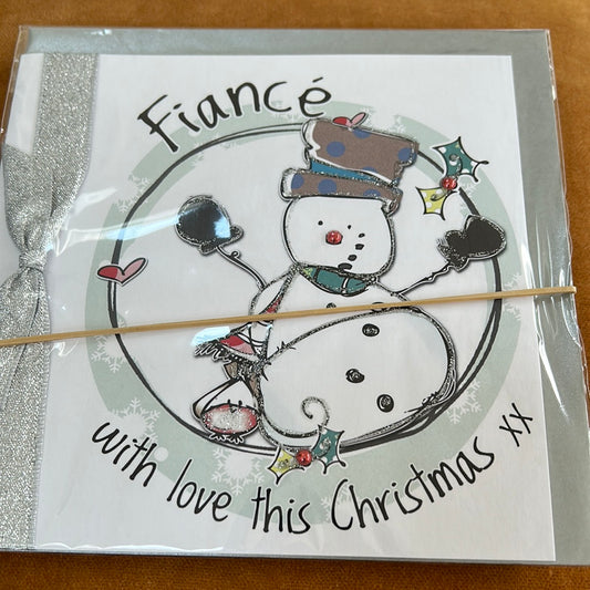 Fiancé Christmas Card - Tracey Russell