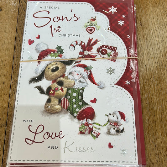 Son 1st Christmas Card - Javelin