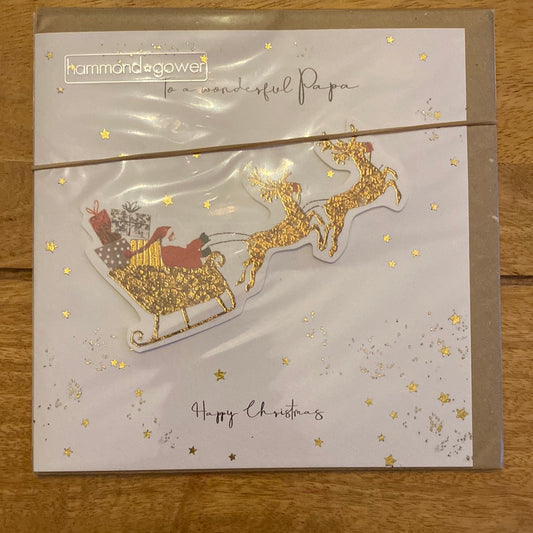 Papa Christmas Card - Hammond Gower