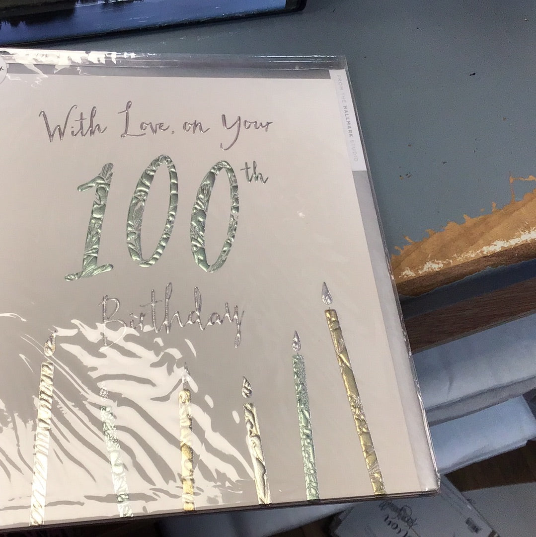 100th Birthday Card - Hallmark