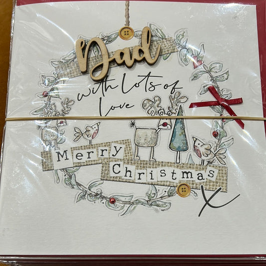 Dad Christmas Card - Tracey Russell