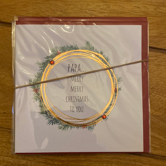 Papa Christmas Card - Tracey Russell