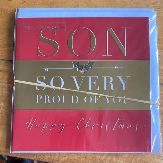 Son Christmas Card - Hammond Gower