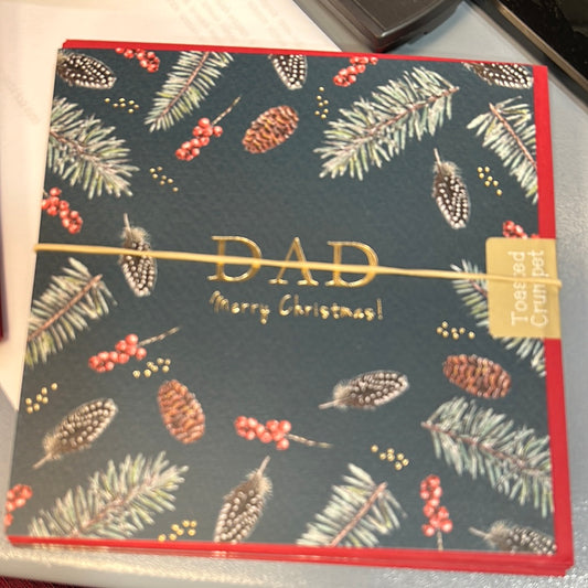 Dad Christmas Card - Toasted Crumpet