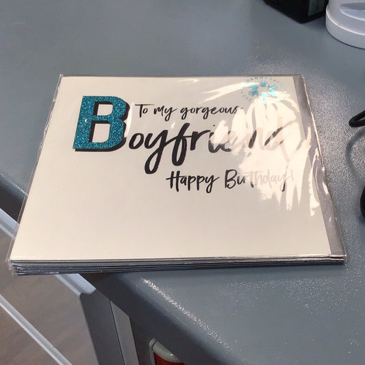 Boyfriend card handcrafted card company