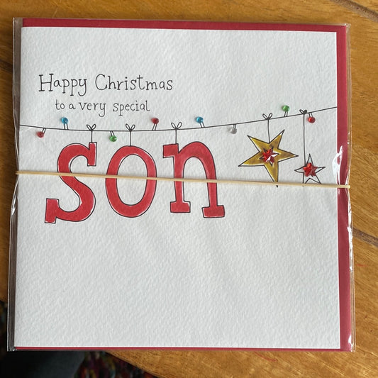 Son Christmas Card - Blue Eyed Sun