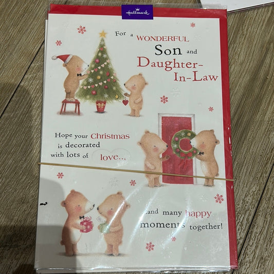 Son & DIL Christmas Card - Hallmark