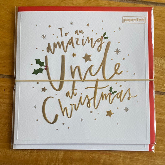 Uncle Christmas Card - Paperlink