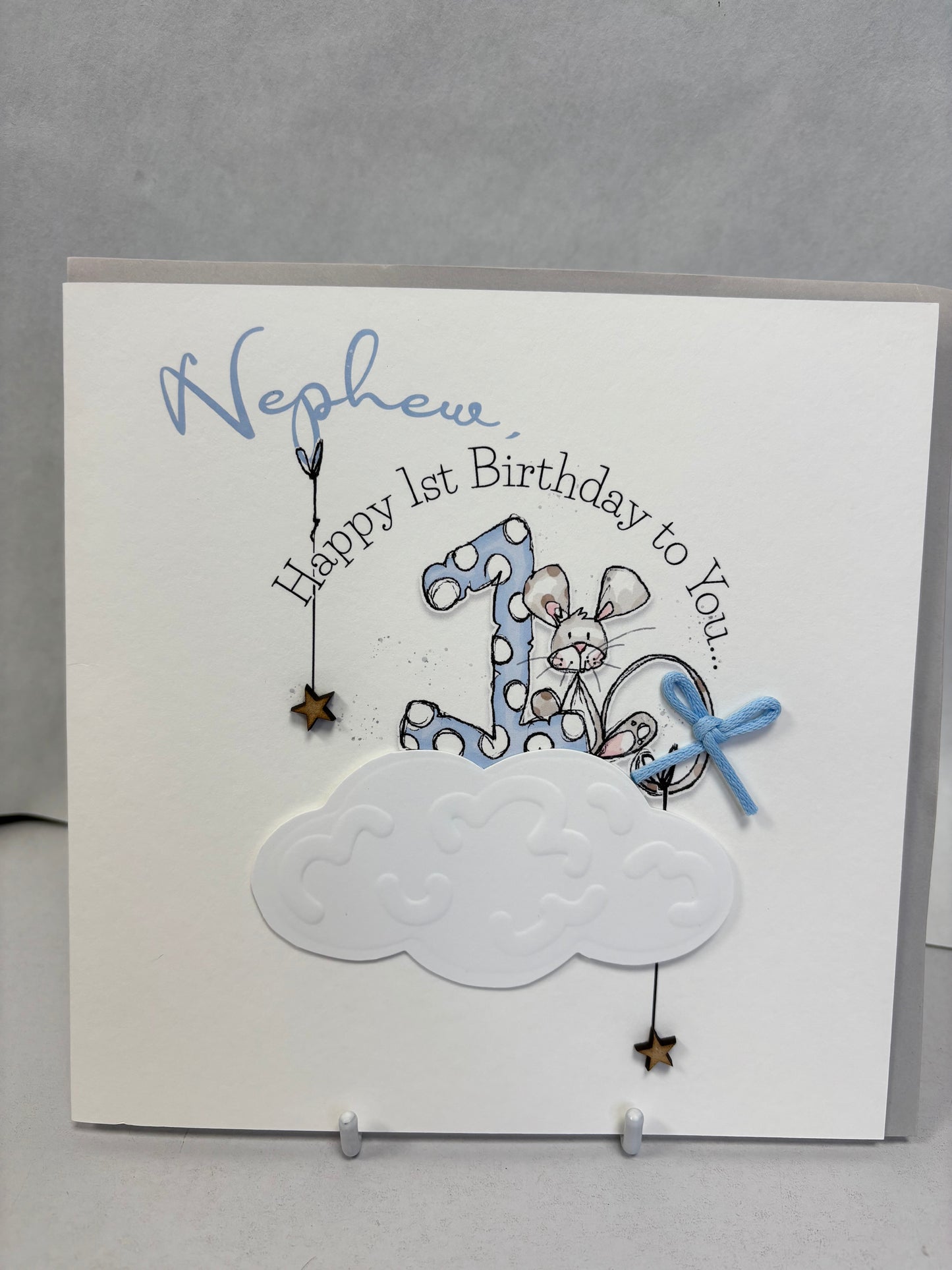 Nephew 1st Birthday Card - TR