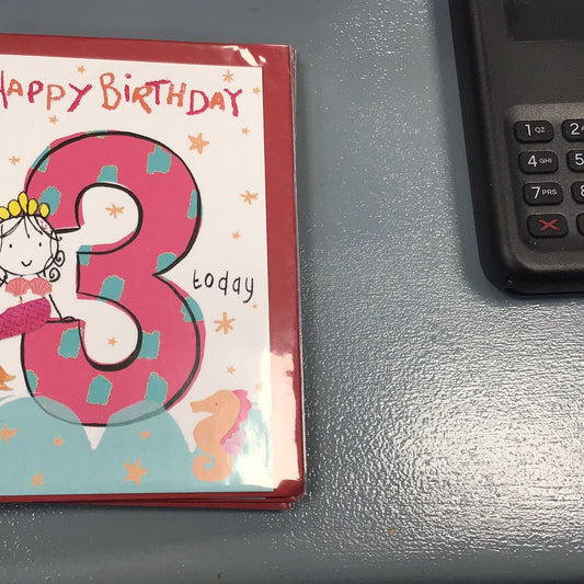 3rd Birthday Card - HG